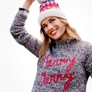 Loft Christmas women’s Merry holiday sweater. Size XSP NWOT.